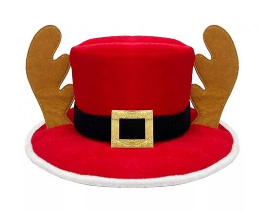 Ziemassvētku brūnā brieža cilindrs.