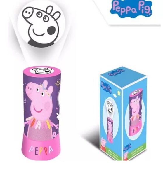 Peppa lampa ar projektoru.